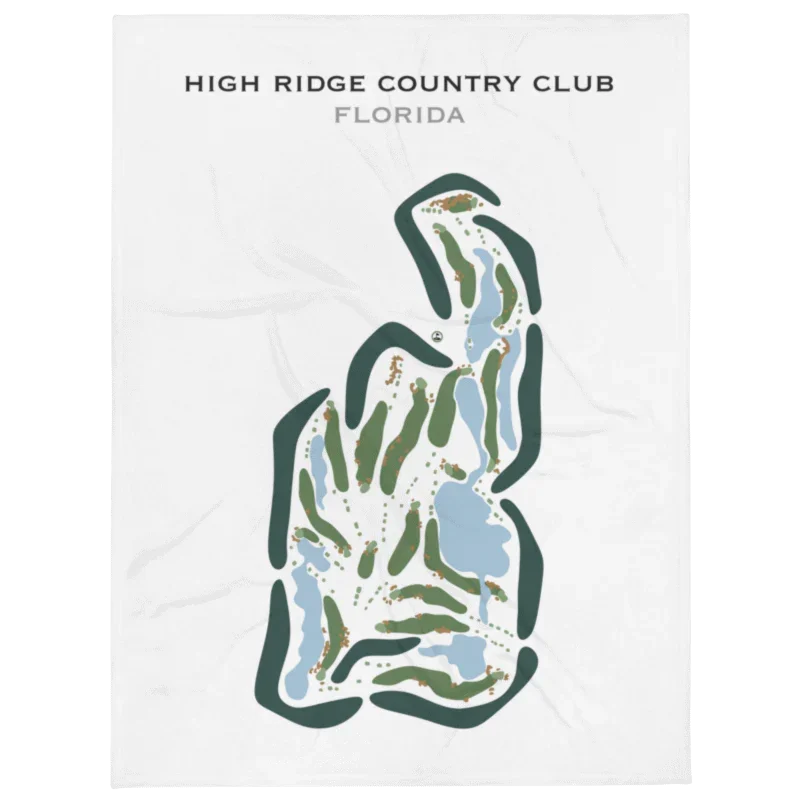 High Ridge Country Club, Florida - Printed Golf Course