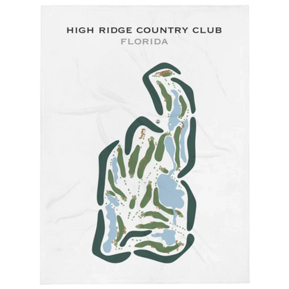 High Ridge Country Club, Florida - Printed Golf Course