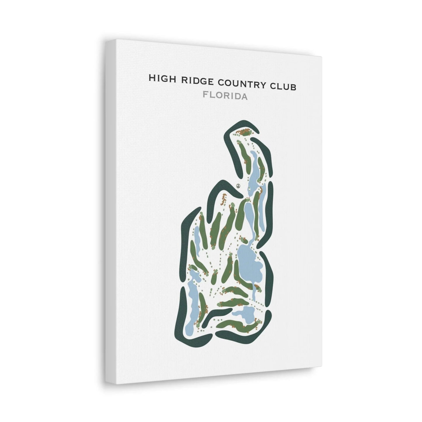 High Ridge Country Club, Florida - Printed Golf Course