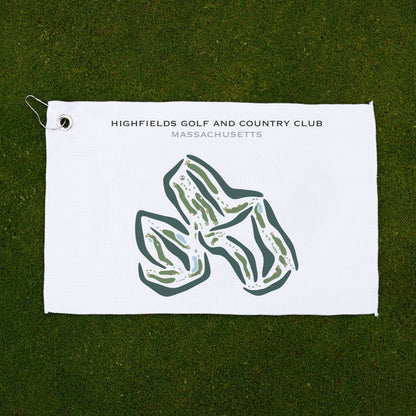 Highfields Golf & Country Club, Massachusetts - Printed Golf Courses
