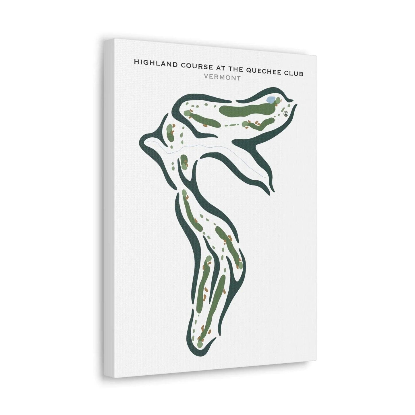 Highland Course at the Quechee Club, Vermont - Printed Golf Courses