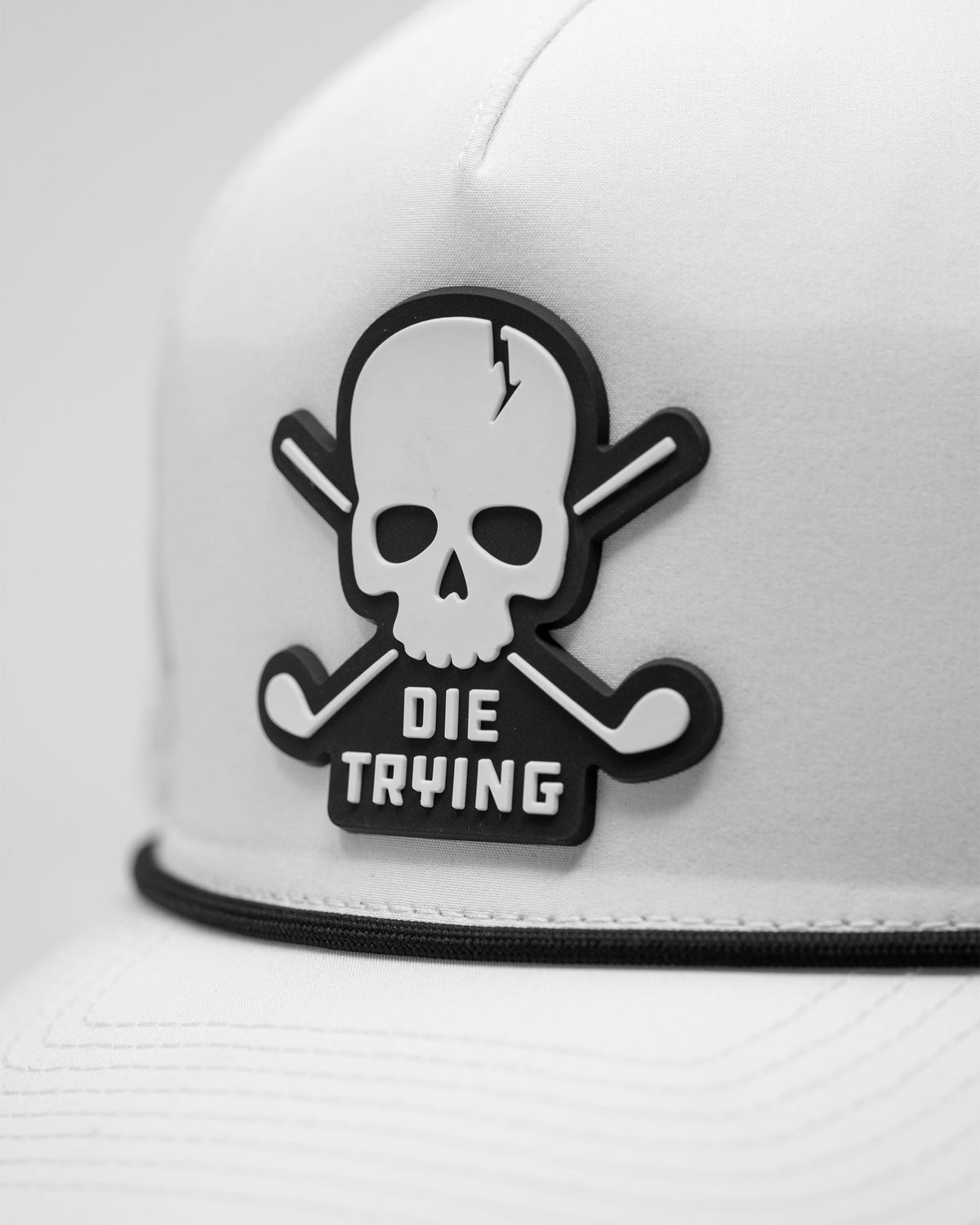 Perforated Rope Hat - Die Trying - White