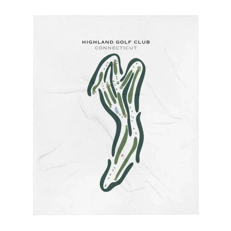 Highland Golf Club, Connecticut - Printed Golf Courses