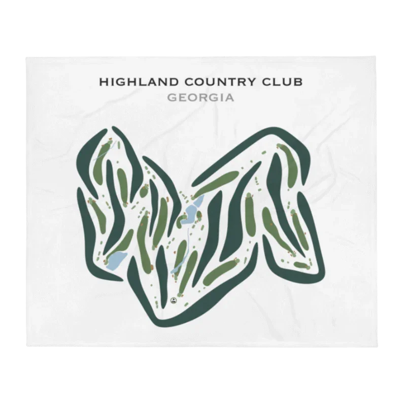 Highland Country Club, Georgia - Printed Golf Courses