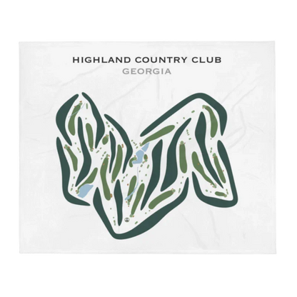 Highland Country Club, Georgia - Printed Golf Courses