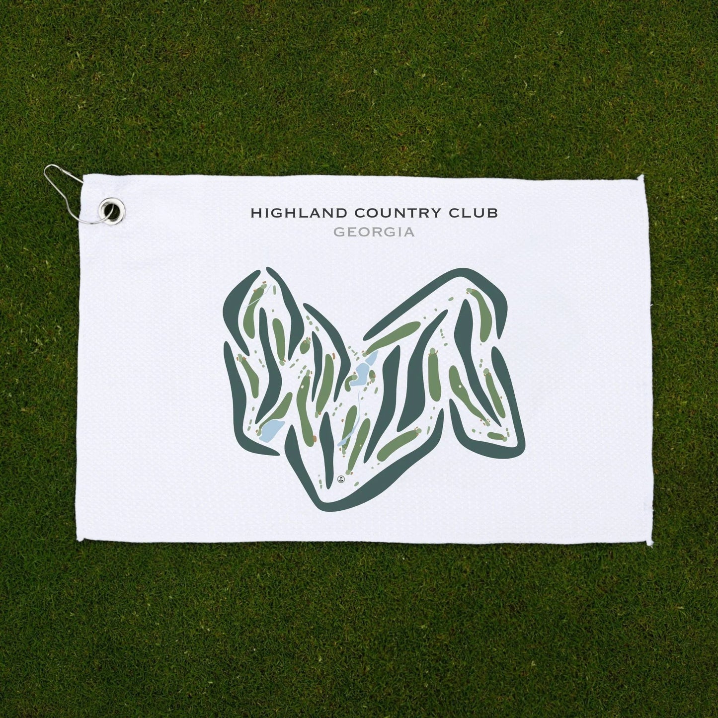 Highland Country Club, Georgia - Printed Golf Courses