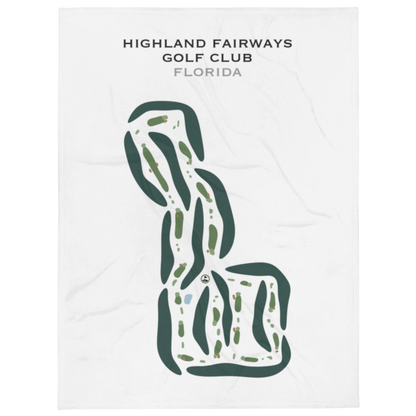 Highland Fairways Golf Club, Florida - Printed Golf Courses