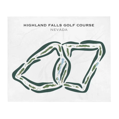 Highland Falls Golf Course, Nevada - Printed Golf Courses