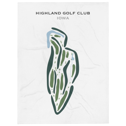 Highland Golf Club, Iowa - Printed Golf Courses