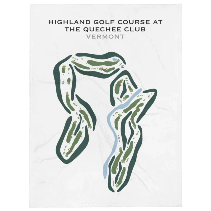 Highland Golf Course at The Quechee Club, Vermont (18 Holes) - Printed Golf Courses