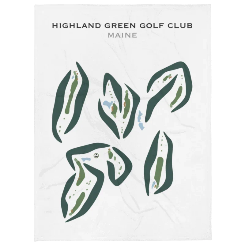 Highland Green Golf Club, Maine - Printed Golf Courses