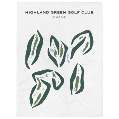 Highland Green Golf Club, Maine - Printed Golf Courses