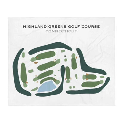 Highland Greens Golf Course, Connecticut - Printed Golf Courses