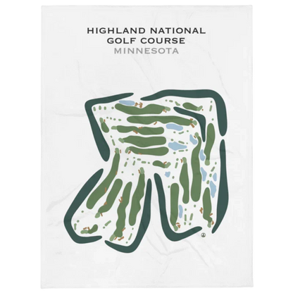 Highland National Golf Course, Minnesota - Printed Golf Courses