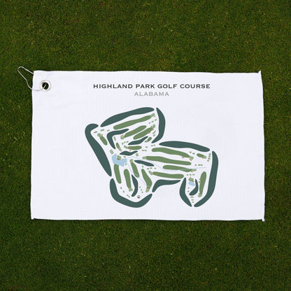 Highland Park Golf Course, Alabama - Printed Golf Courses