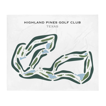 Highland Pines Golf Club, Texas - Printed Golf Courses