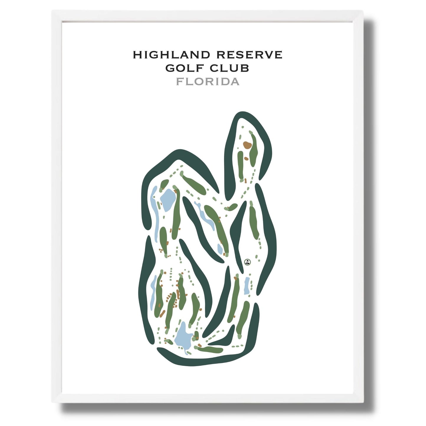 Highlands Reserve Golf Club, Florida - Printed Golf Courses