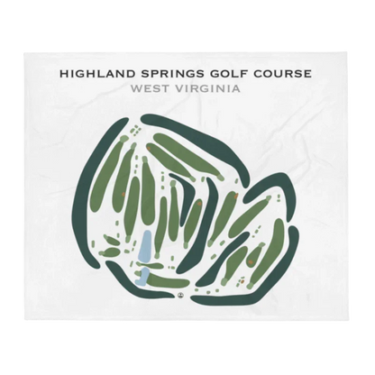 Highland Springs Golf Course, West Virginia - Printed Golf Courses