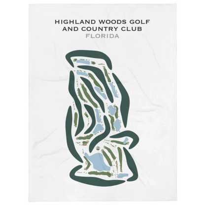 Highland Woods Golf & Country Club, Florida - Printed Golf Courses