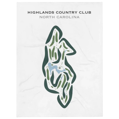 Highlands Country Club, North Carolina - Printed Golf Courses
