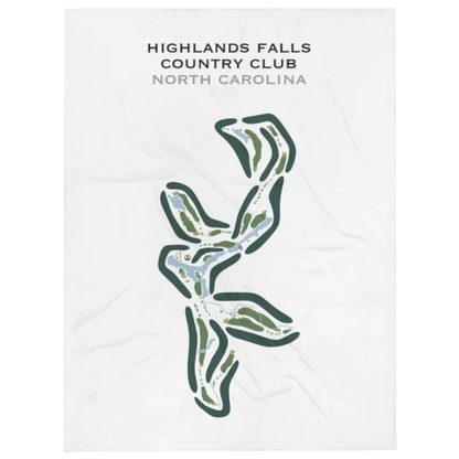 Highlands Falls Country Club, North Carolina - Printed Golf Courses