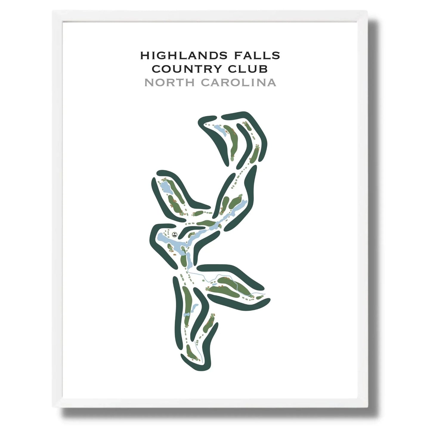 Highlands Falls Country Club, North Carolina - Printed Golf Courses