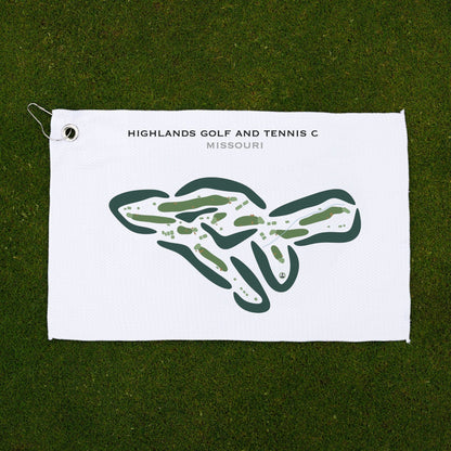 Highlands Golf & Tennis Club, Missouri - Printed Golf Courses