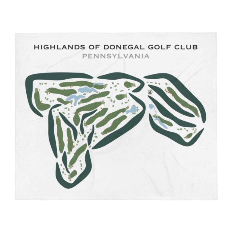 Highlands of Donegal Golf Club, Pennsylvania - Printed Golf Courses