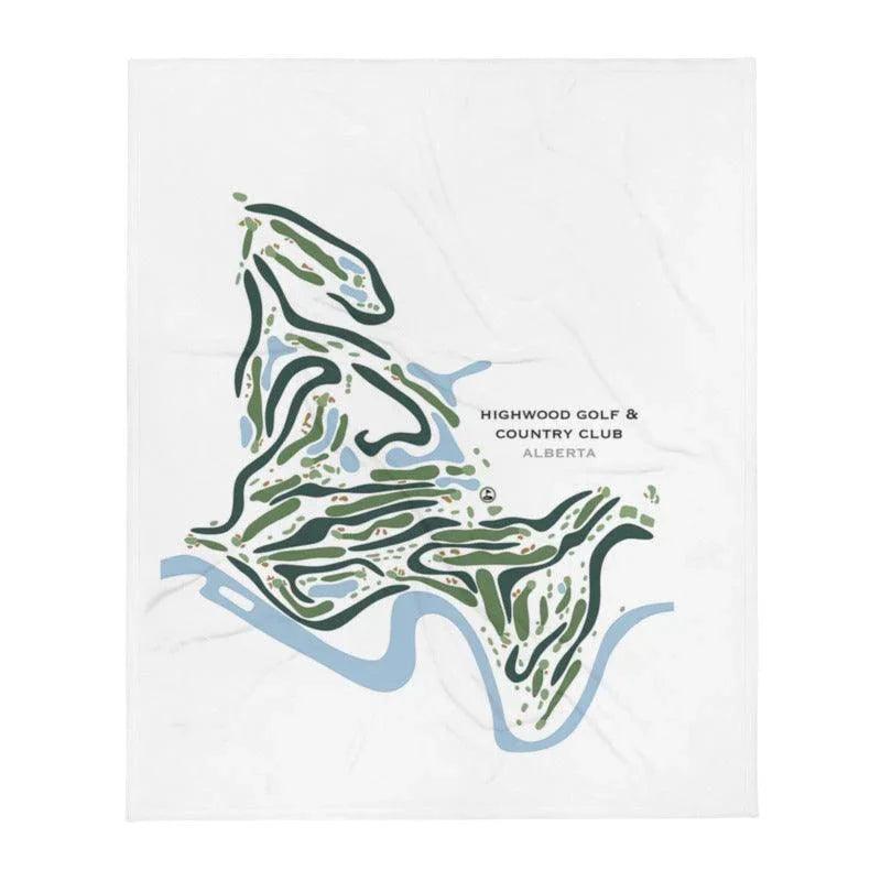Highwood Golf & Country Club, Alberta - Printed Golf Courses