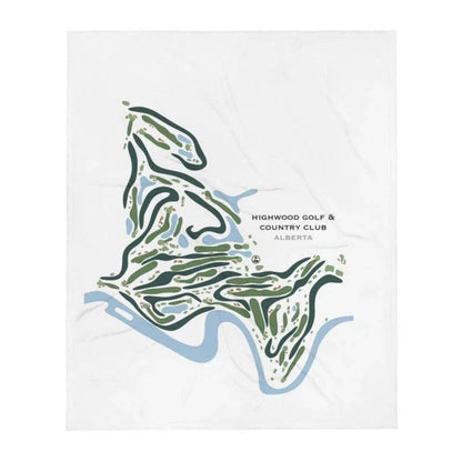 Highwood Golf & Country Club, Alberta - Printed Golf Courses