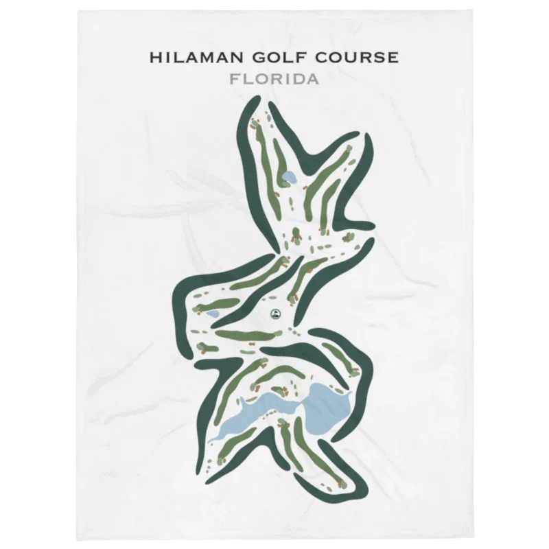 Hilaman Golf Course, Florida - Printed Golf Courses
