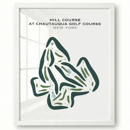 Hill Course at Chautauqua Golf Course, New York - Printed Golf Courses