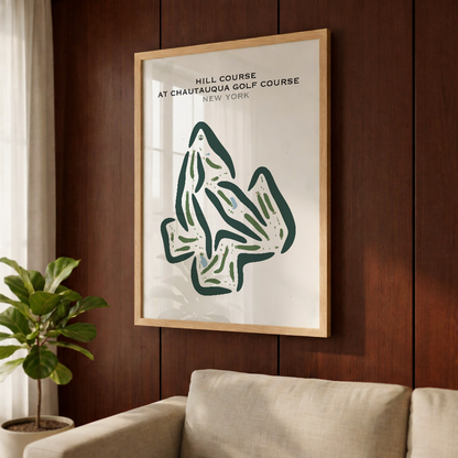 Hill Course at Chautauqua Golf Course, New York - Printed Golf Courses