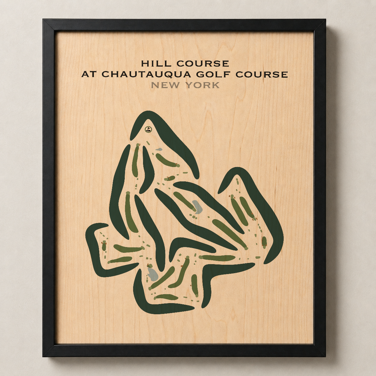 Hill Course at Chautauqua Golf Course, New York - Printed Golf Courses