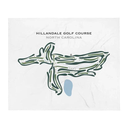 Hillandale Golf Course, North Carolina - Printed Golf Courses