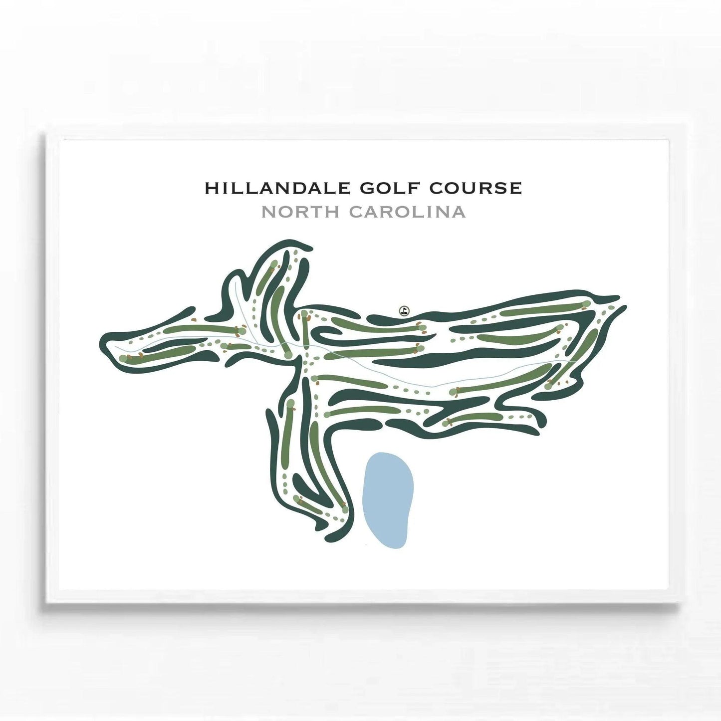 Hillandale Golf Course, North Carolina - Printed Golf Courses