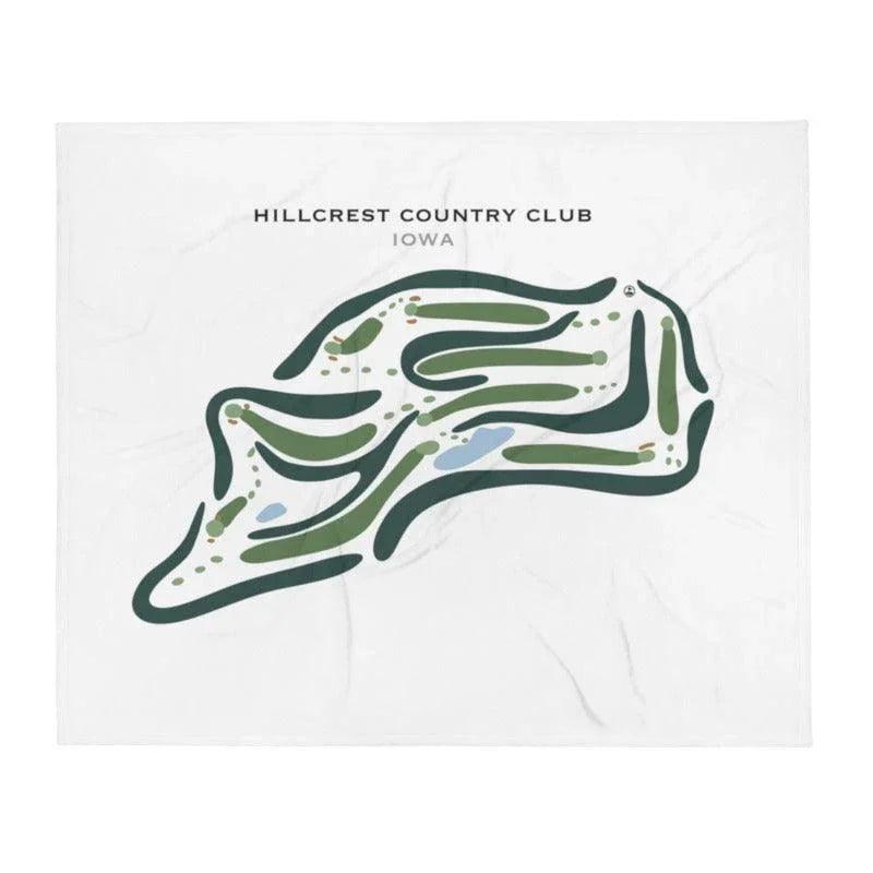Hillcrest Country Club, Iowa - Printed Golf Courses