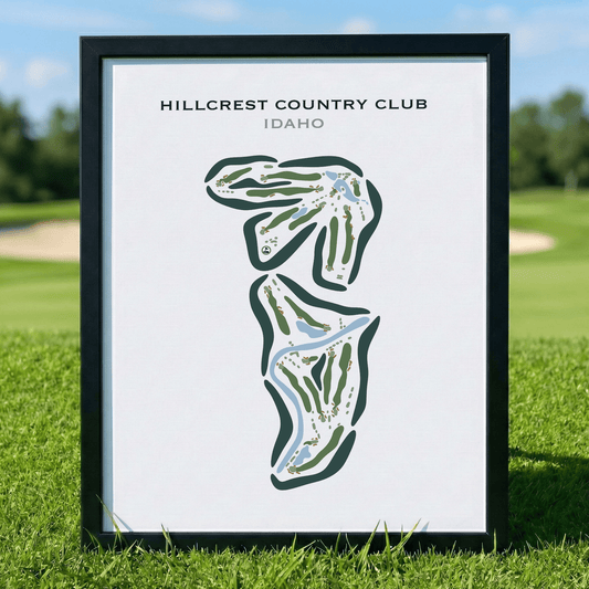 Hillcrest Country Club, Idaho - Printed Golf Courses