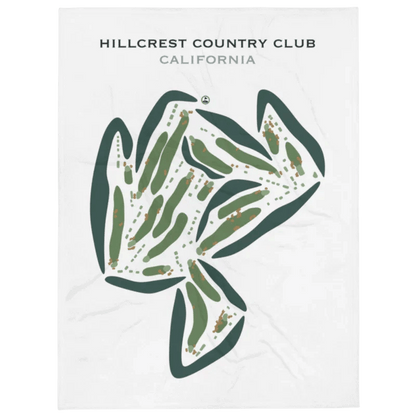Hillcrest Country Club, California - Printed Golf Courses