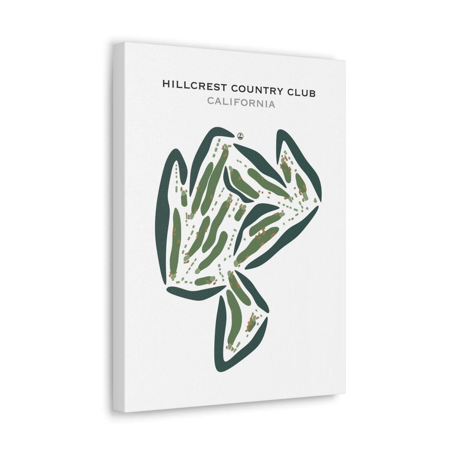 Hillcrest Country Club, California - Printed Golf Courses