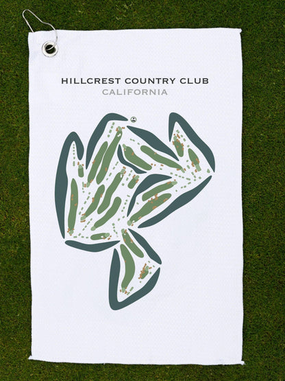 Hillcrest Country Club, California - Printed Golf Courses