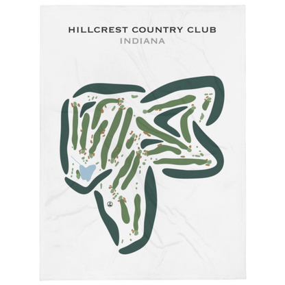 Hillcrest Country Club, Indiana - Printed Golf Courses