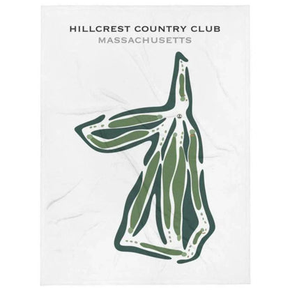 Hillcrest Country Club, Massachusetts - Printed Golf Courses