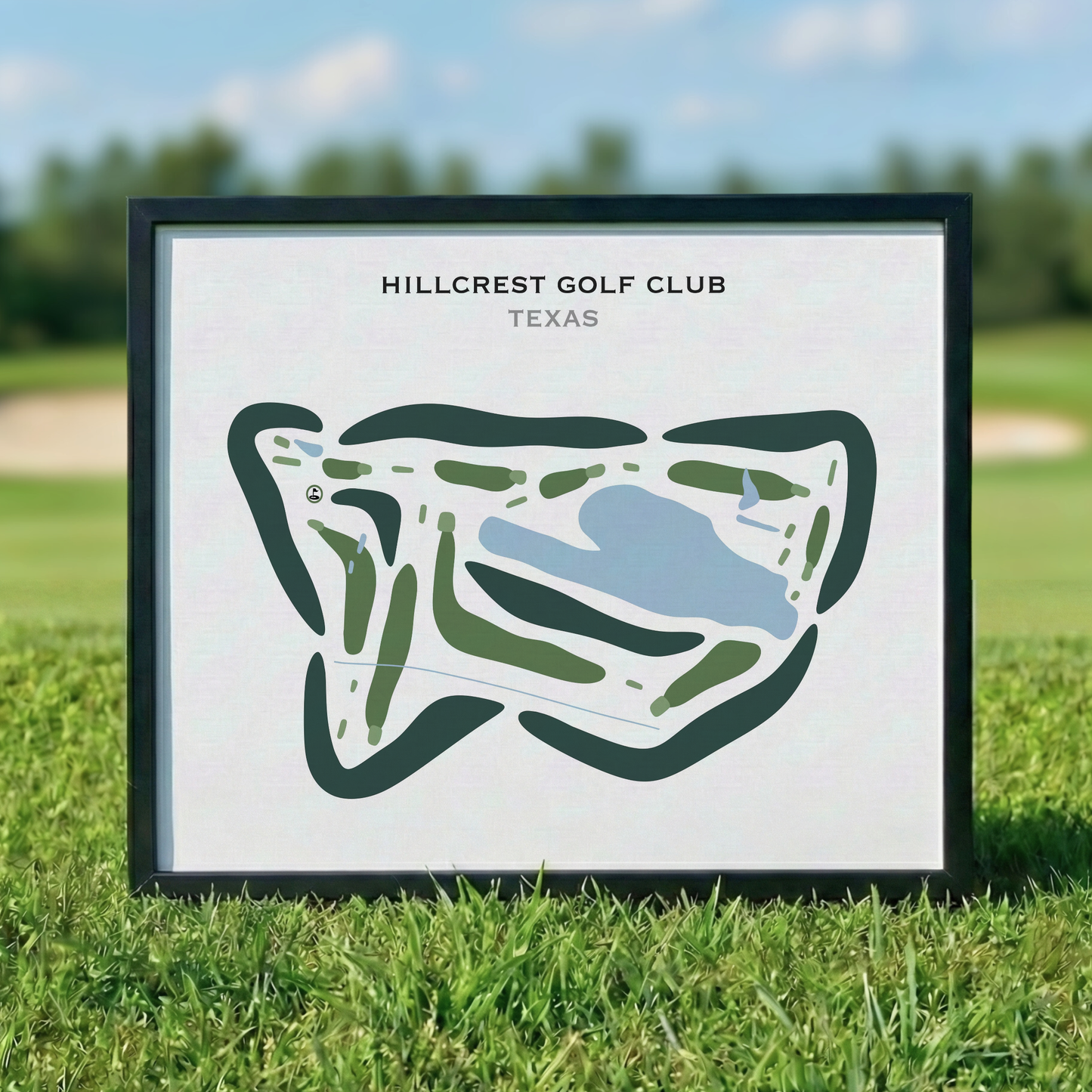 Hillcrest Golf Club, Texas - Printed Golf Courses