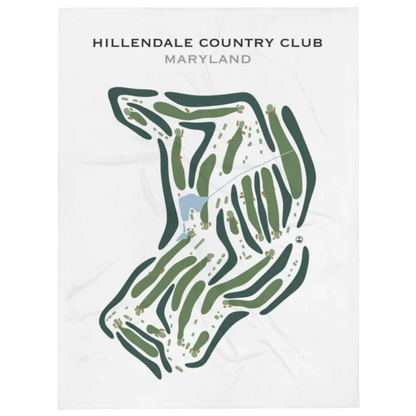 Hillendale Country Club, Maryland - Printed Golf Course