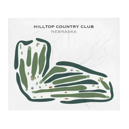 Hilltop Country Club, Nebraska - Printed Golf Course