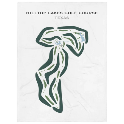 Hilltop Lakes Golf Course, Texas - Printed Golf Courses