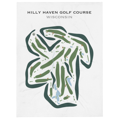 Hilly Haven Golf Course, Wisconsin - Printed Golf Courses