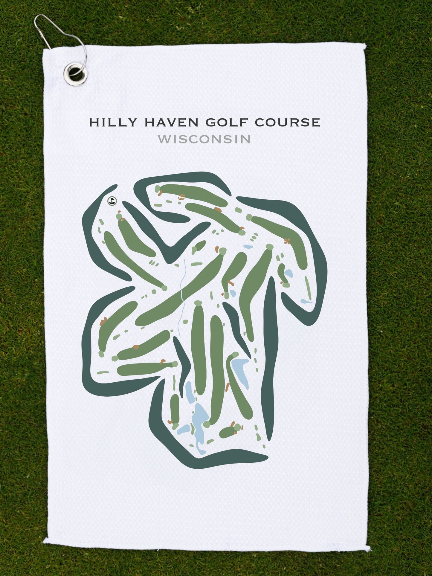 Hilly Haven Golf Course, Wisconsin - Printed Golf Courses