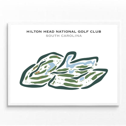 Hilton Head National Golf Club, South Carolina - Printed Golf Courses